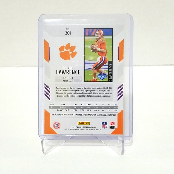 2021 Trevor Lawrence Score RC - Picture 2 of 2